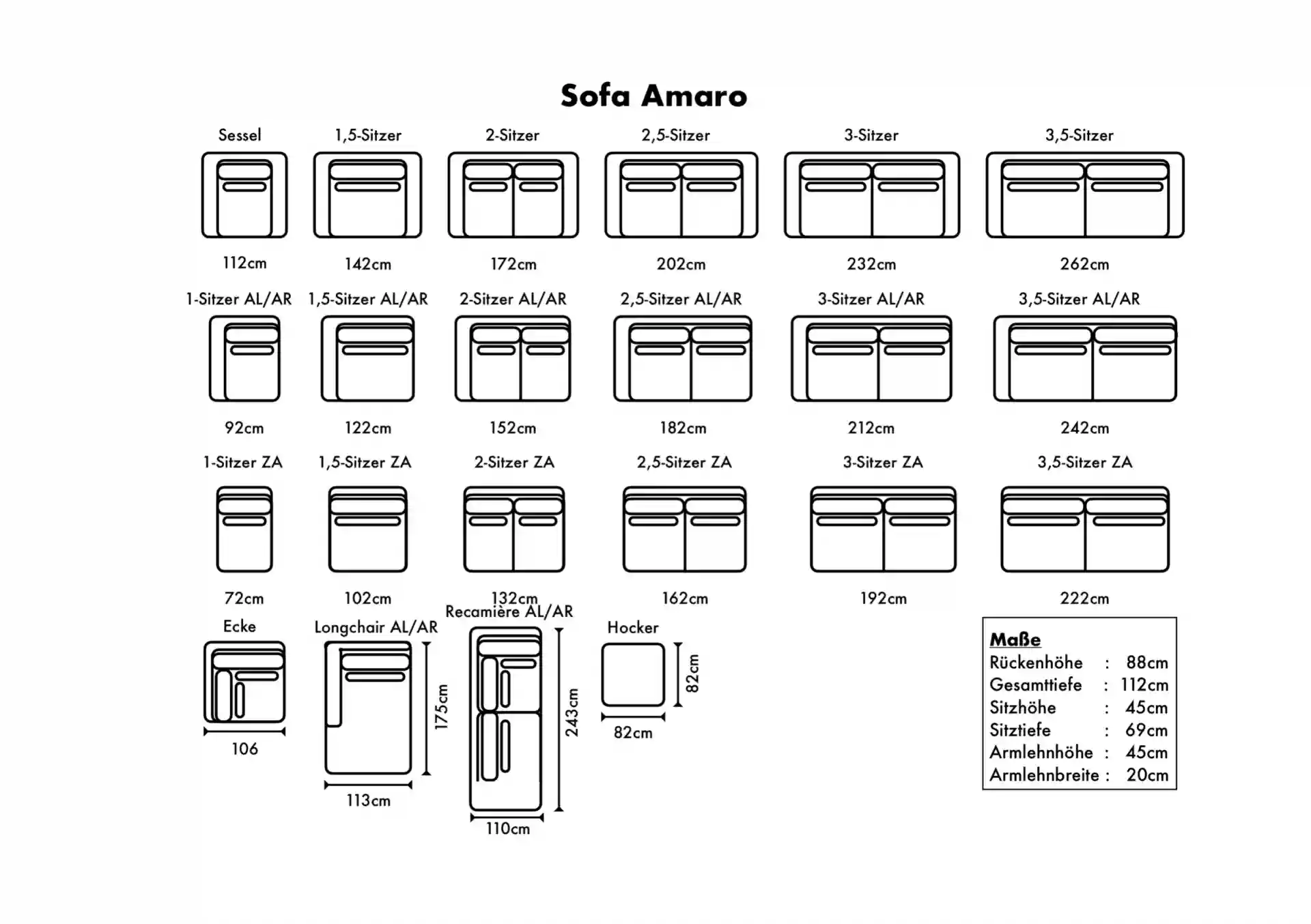 Sofa-Amaro-Sitzplan